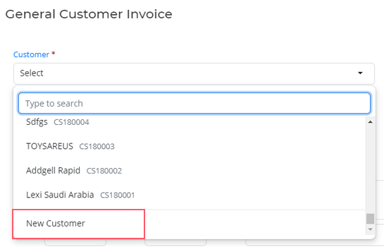 Cutomer General Invoice In Cloud Based Freight Forwarding Software