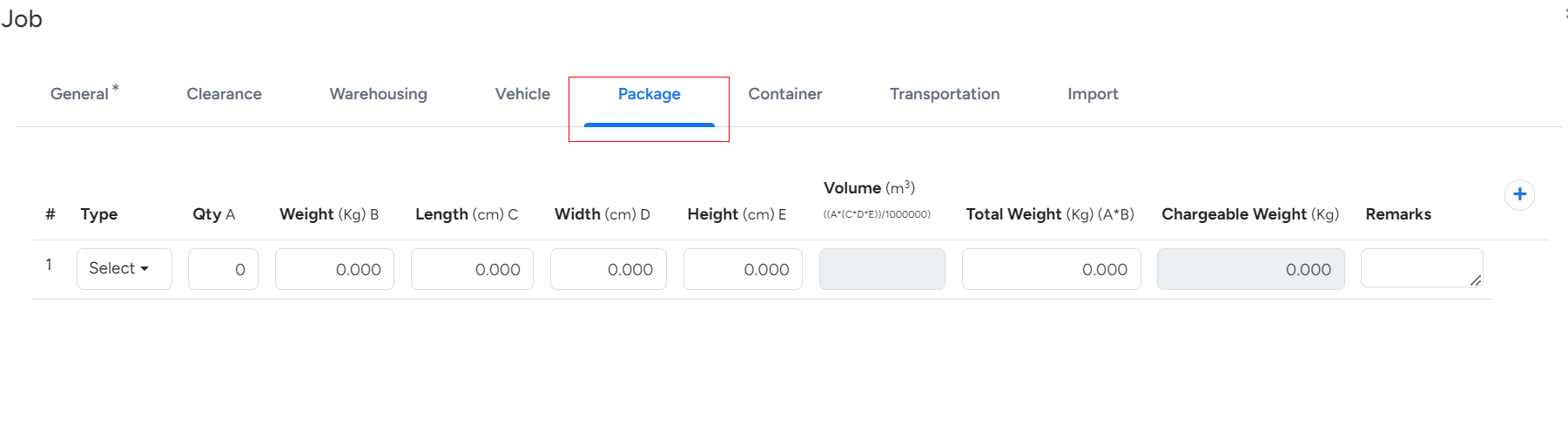 Operation Job Package Form In Bridge LCS Software