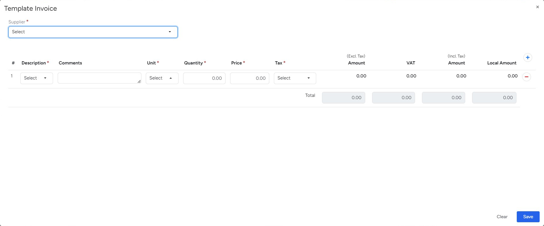 Supplier Invoice Template Bridge LCS Freight And Logistics Software