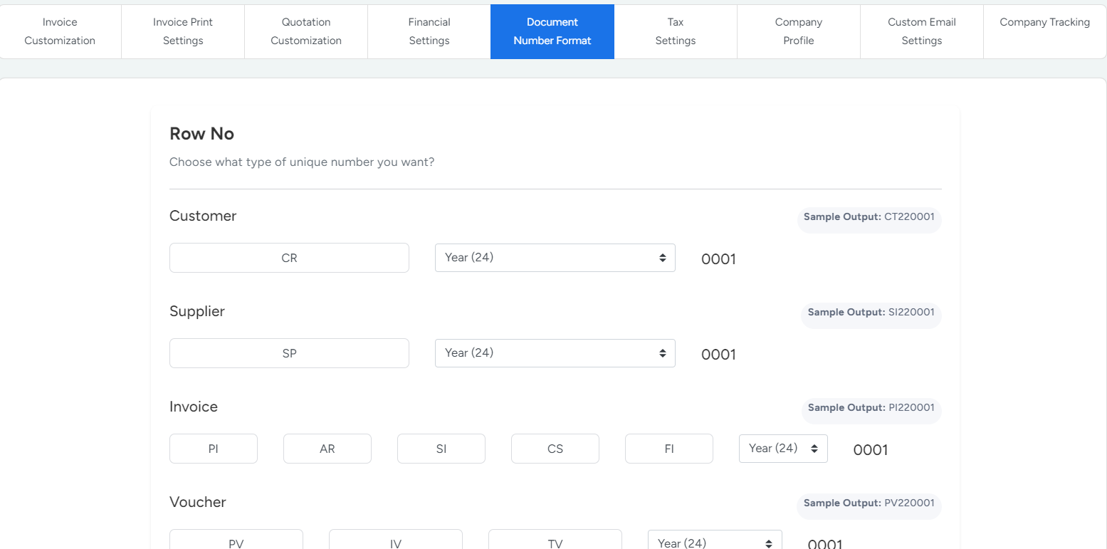 Document Number Format in Bridge LCS Freight Shipping Software