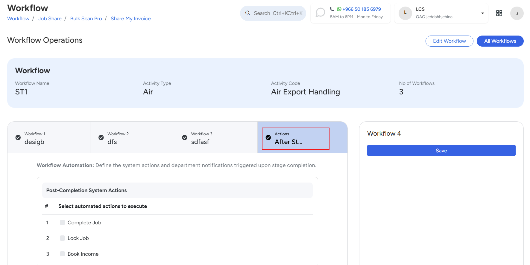 Pending Jobs List In Freight Software